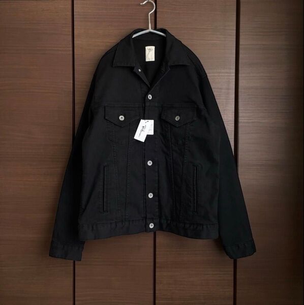 【未使用タグ付き!!】ロンハーマン RHC “ 3rd Black Denim ” テンセル混 デニムジャケット S 日本製