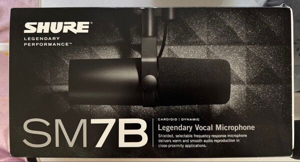 おまけ付き 未使用に近いです! 動作確認済みSHURE SM7B ダイナミックマイク シュア SHURE SM7B