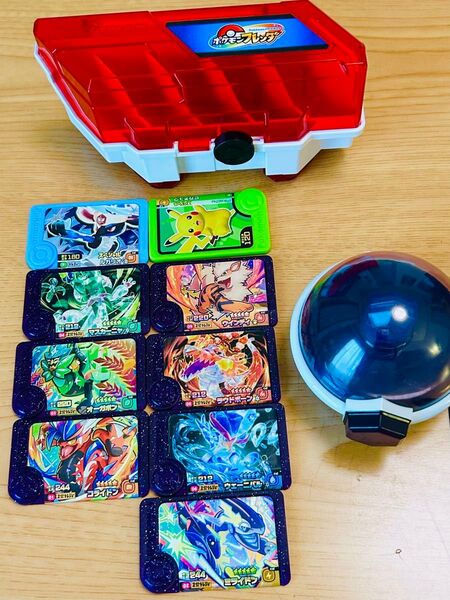 ポケモンフレンダタグ9枚、ボックス、テラスタルオーブ(旧型です)