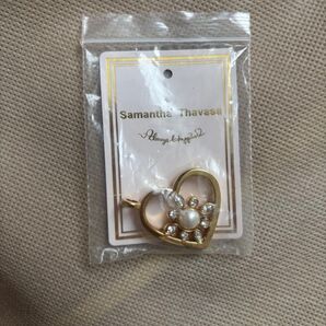 サマンサタバサ チャーム ハート型 Samantha Thavasa 亜鉛合金