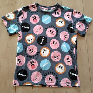 140 星のカービィ 総柄 半袖Tシャツ