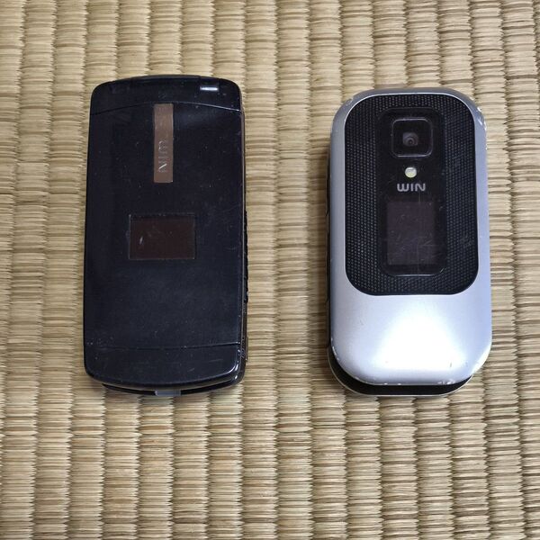 ガラケー 2台セット AU W51CA WILLCOM WX340K