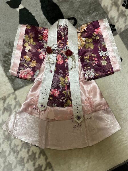 ディーラー様製 中華風ドレス&小顔用ウィッグ