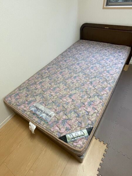 フランスベッド シングルベッド マットレス付き