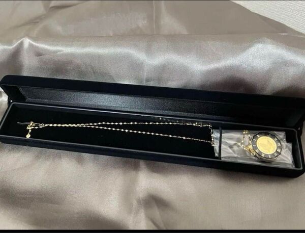 新品 ネックレス インゴットペンダント エンジェル K24/K18 ゴールド