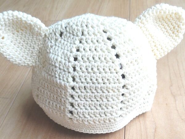 ハンドメイド くまさん 帽子