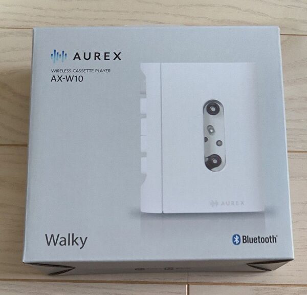 東芝 TOSHIBA AUREX walky カセットプレーヤー AX-W10 Bluetooth AUX録音対応