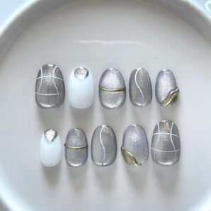 ネイルチップ ニュアンスネイル マグネットネイル うるうるネイル お洒落ネイル 個性派ネイル