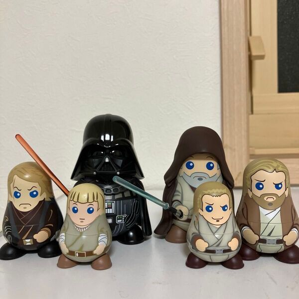 スターウォーズ チャビー ホットトイズ ダースベイダー アナキンスカイウォーカー オビワンケノービ マトリョーシカ