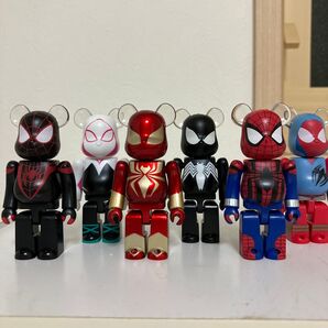 ベアブリック スパイダーマン happyくじ 6体セット