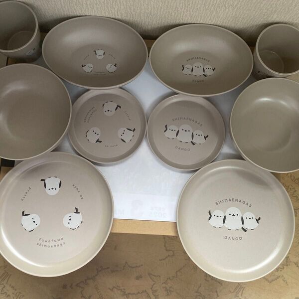シマエナガ バンブー食器10点セット