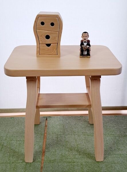 手作り桧の 家事用スツール