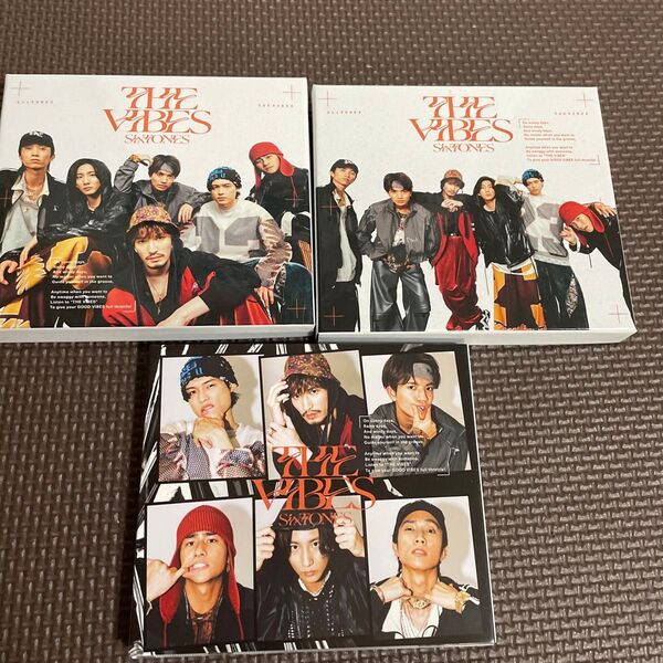 ※送料込 3形態セット※SixTONES ストーンズ/THE VIBES 初回盤A/B/通常盤(初回仕様)