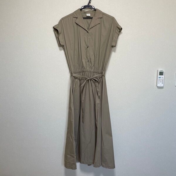 URBAN RESEARCH DOORS シャツワンピース ベージュ