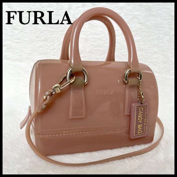 FURLA フルラ キャンディバッグ ミニ ハンドバッグ ミニ ショルダーバッグ