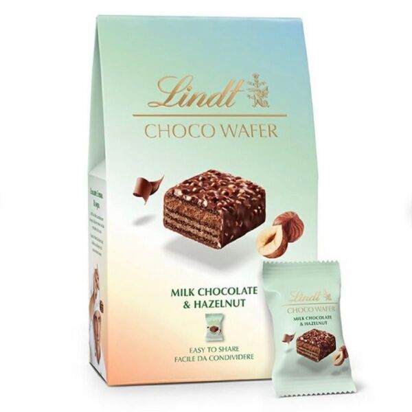 Lindt リンツ チョコ ウェイファー ウエハース ヘーゼルナッツ 135g チャンギ空港 シンガポール