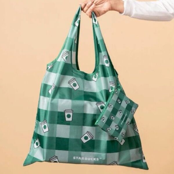 シンガポール スターバックス エコバッグ ホットカップ柄 スタバ トートバッグ Starbucks べアリスタ