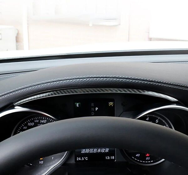 メルセデスベンツ Cクラス W205 GLC X253 2015-2020 カーボン フレーム メーター 内装品