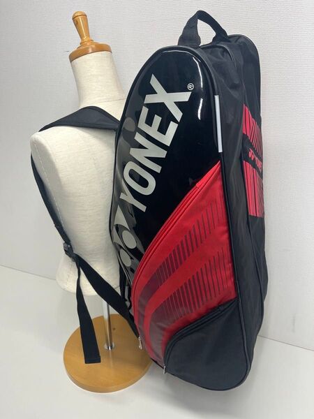 YONEX ヨネックス テニスラケットバック テニス ラケットケース ブラック レッド テニス ラケットバッグ リュック