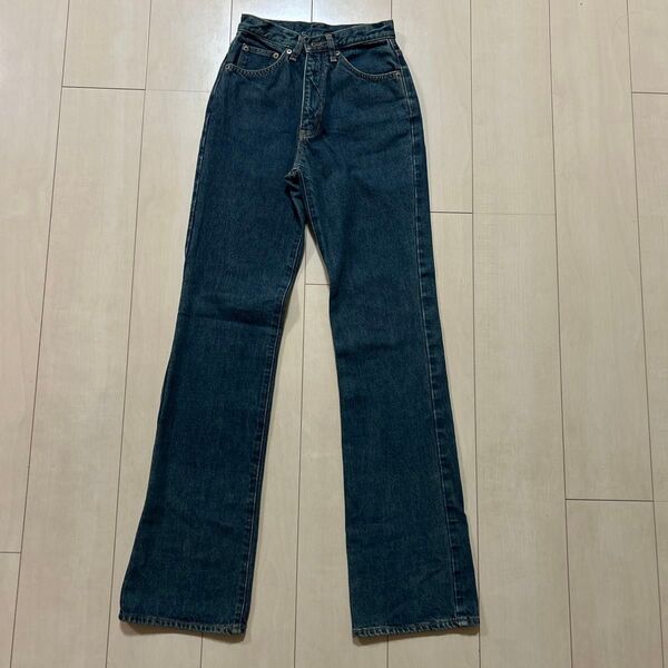 美品 ラングラー Wrangler 27インチ デニム ジーンズ パンツ ブーツカット