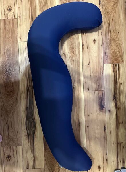 MOGU(モグ) パウダービーズ抱き枕 長さ約115cm ネイビー