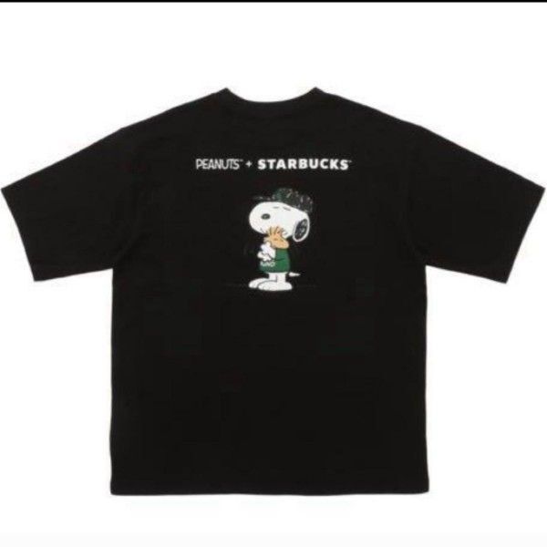 PEANUTS + STARBUCKS スヌーピー Tシャツ