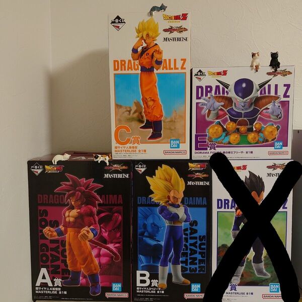 未開封一番くじ ドラゴンボール VSオムニバスCROSS A.B.C.E賞 フィギュア 4体セット