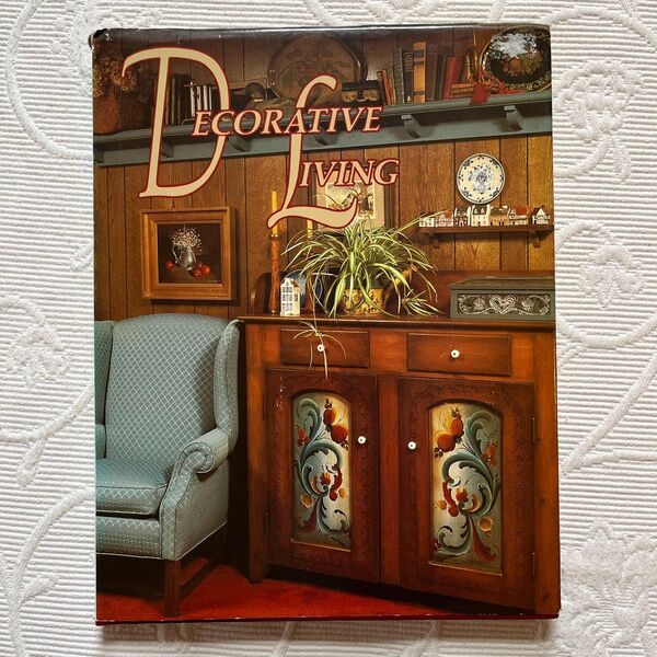 「Decorative Living」 インテリアデザインガイド 洋書 アンティーク カントリー ビジュアルガイド