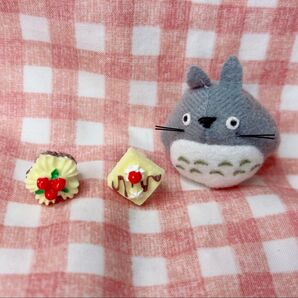 スイーツピアス スポンジケーキ 樹脂ピアス