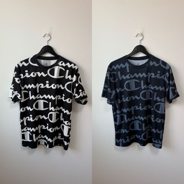 【XL】2枚セット Champion チャンピオン ビックロゴ tシャツ