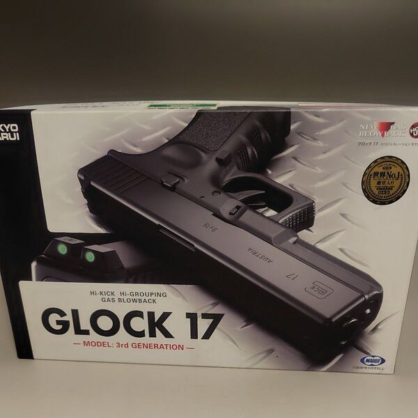 TOKYO MARUI ガスブローバック グロック17 3rdジェネレーション 対象年令18才以上 東京マルイ 部屋打ち