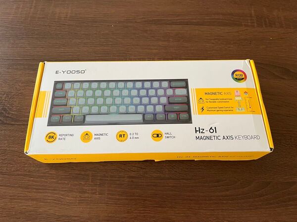 E-YOOSO HZ-61 メカニカルキーボード ゲーミングキーボード ラピッドトリガー