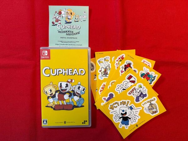 【Switch】CUPHEAD カップヘッド デジタルサウンドトラック ダウンロードコード、ステッカー付き