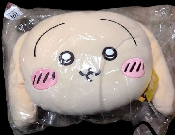 新品未使用 ちいかわ うさぎだらけくじ フェイス クッション B賞 垂れ耳 うさぎ