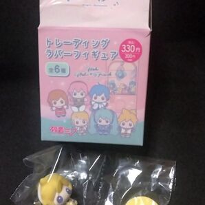 新品未使用 初音ミク トレーディング ラバー フィギュア 鏡音レン