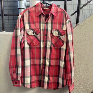 Levi's ネルシャツ レッド系 M