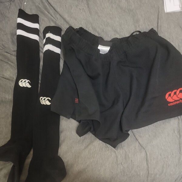 canterbury ラグビーショーツとソックスセット 体育会 ラグビー ラグビー部 ラグパン