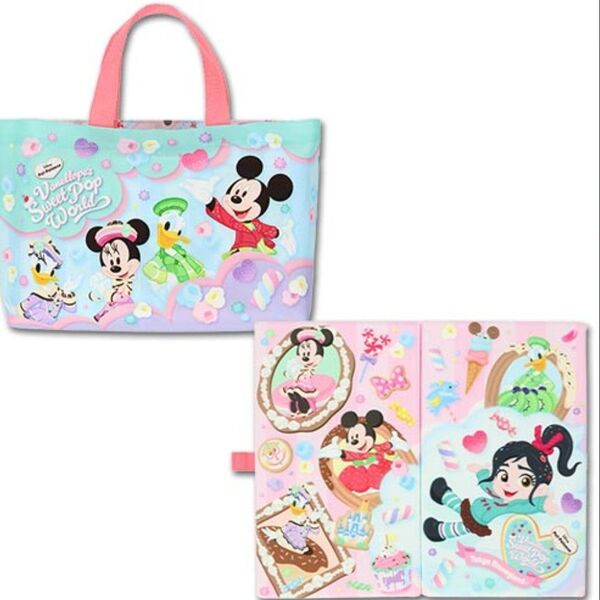 ディズニー ポータブルクッション ヴァネロペのスウィート ポップ ワールド トートバッグ