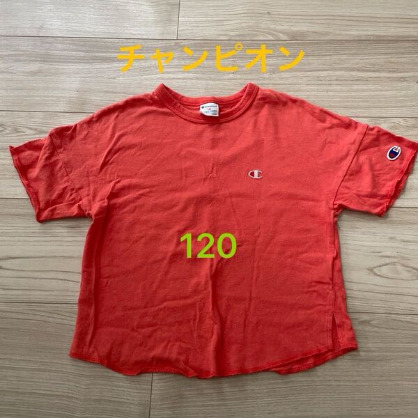 チャンピオン Tシャツ 半袖Tシャツ 半袖 Champion 120 キッズ 女の子 男の子