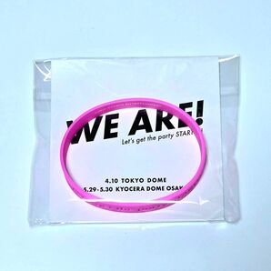 STARTO ENTERTAINMENT WE ARE リストバンド ピンク ラバーバンド