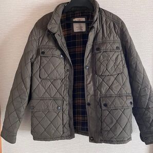 ZARA BOYS キルティングジャケット カーキ 152