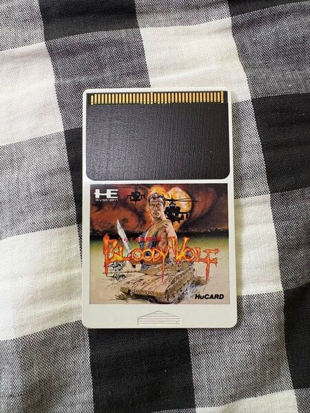 PCエンジン HuCARD ブラッディウルフ ソフト レトロゲーム