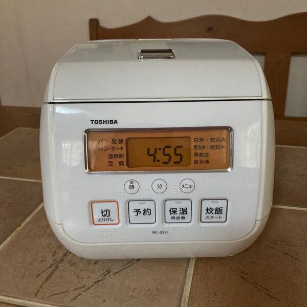 TOSHIBA 炊飯器 RC-5SH 3合炊き 東芝