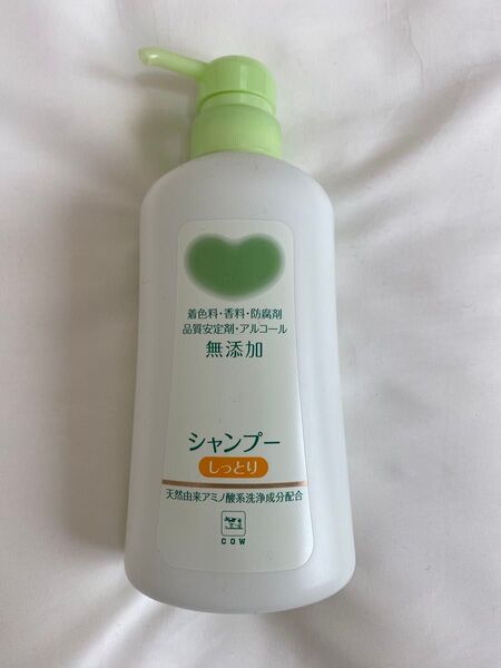 牛乳石鹸 カウブランド 無添加シャンプー(リニューアル前)しっとり ポンプ 500ml×1個