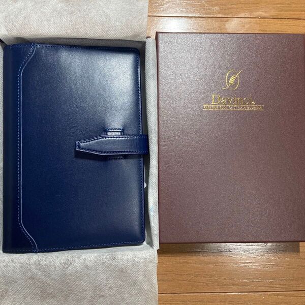 新品未使用 Davinci ダヴィンチ システム手帳 オリーブレザー (聖書サイズ)