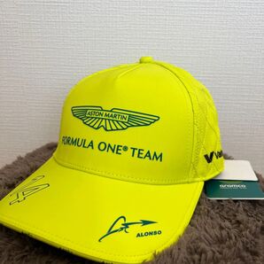 【正規品・新品】アストンマーティン 2024 アロンソ スナップバックキャップ