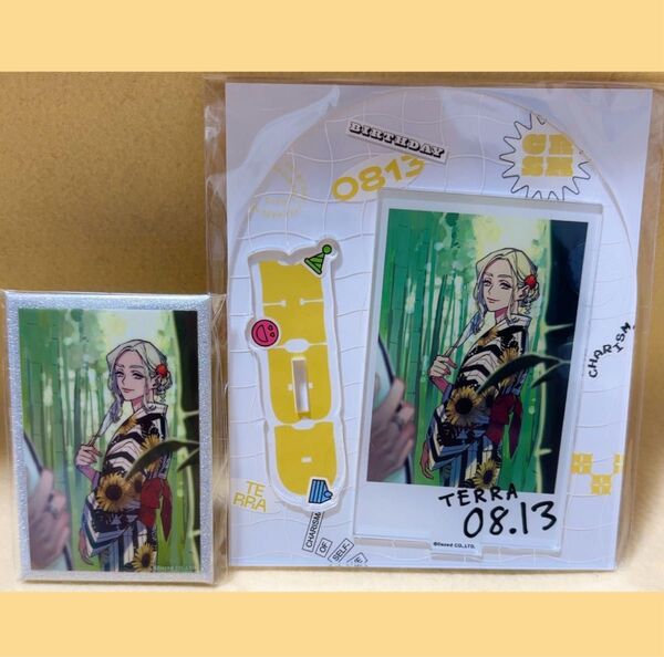 カリスマ バースデー 誕生日 グッズ アクリルスタンド 缶バッジ テラ セット