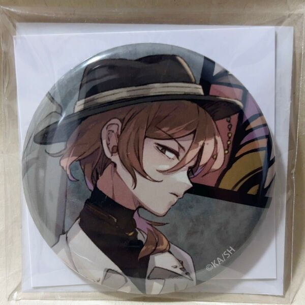 文豪ストレイドッグス 春河35イラスト 缶バッジ 中原中也