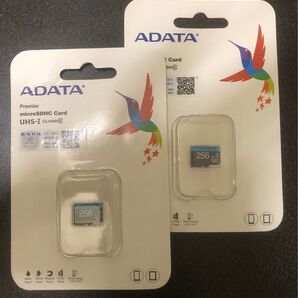 新品未開封 Adata マイクロSDカード256gb高速2点セット