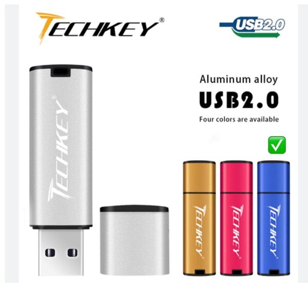 新品未開封 TECHKEY Usbメモリ32GB高速